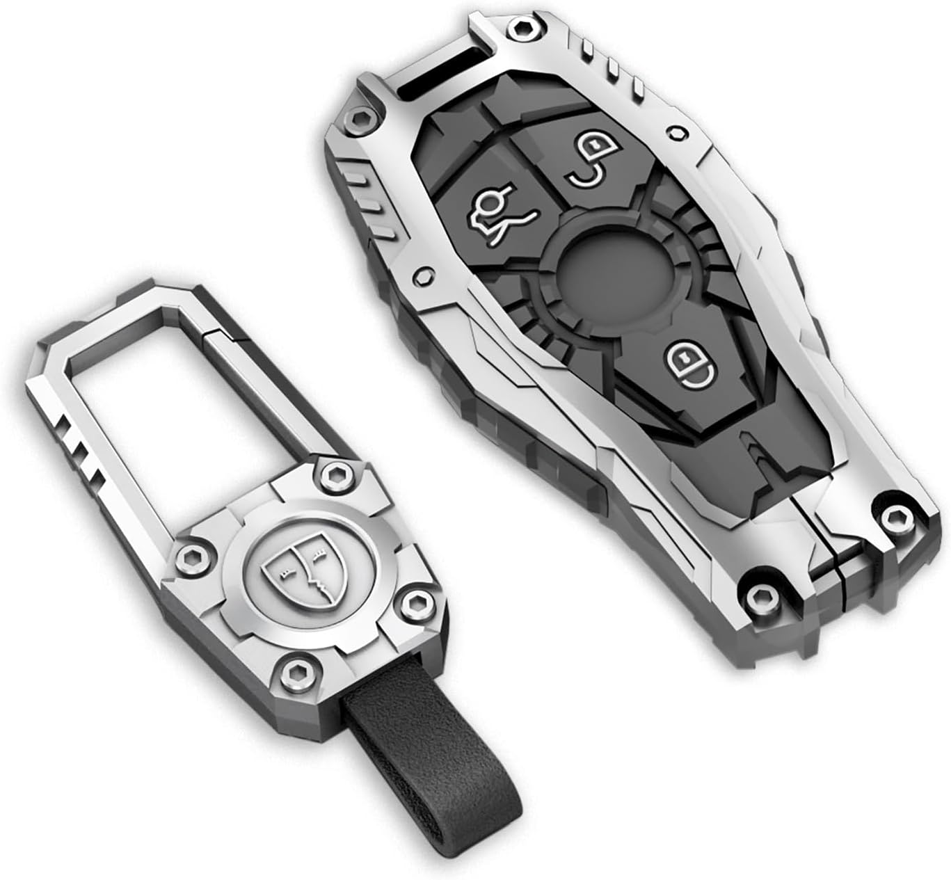 Key Fob Cover For Mercedes,Metal-Mecha