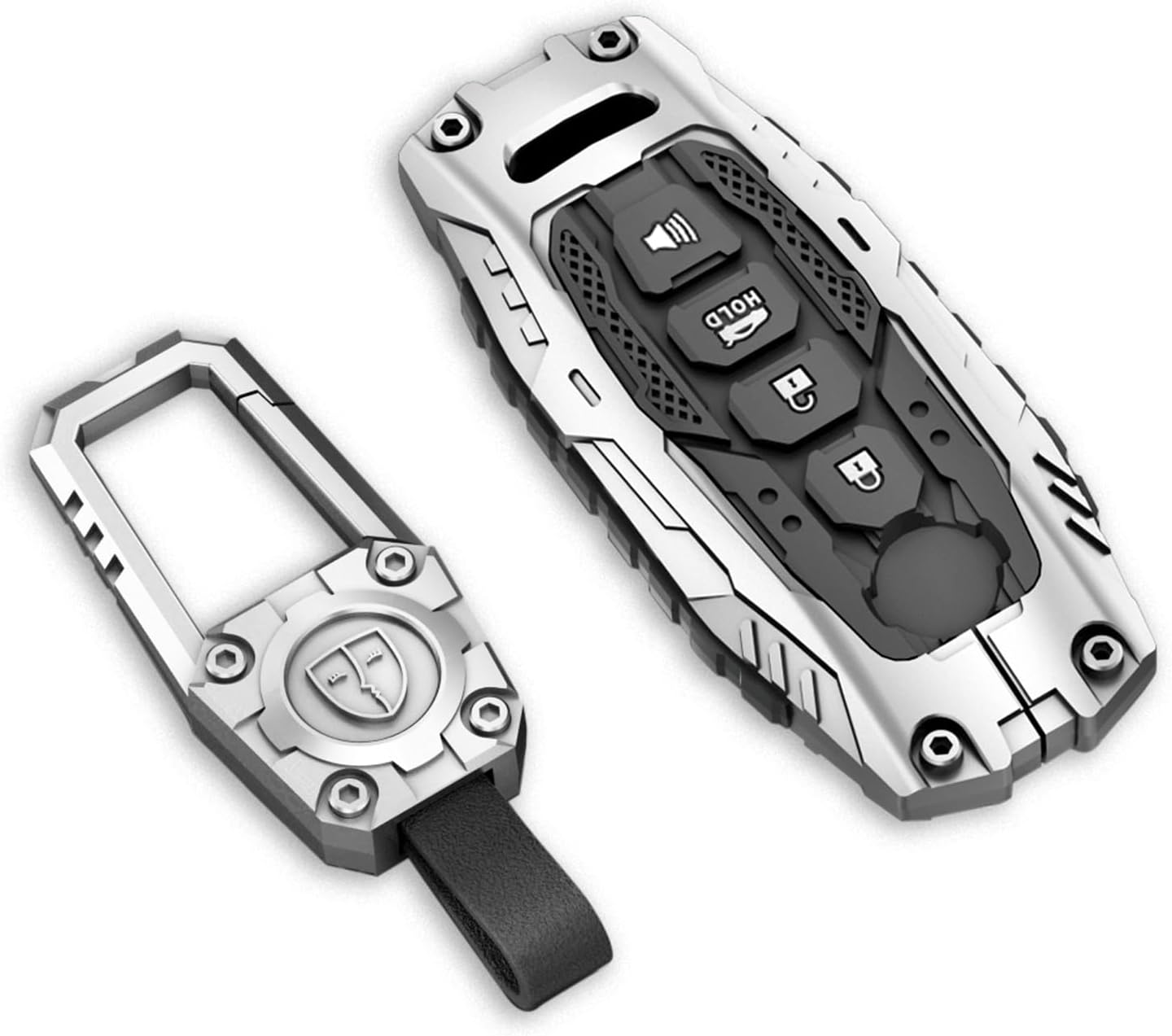 Key Fob Cover For Nissan Rogue,Metal-Mecha