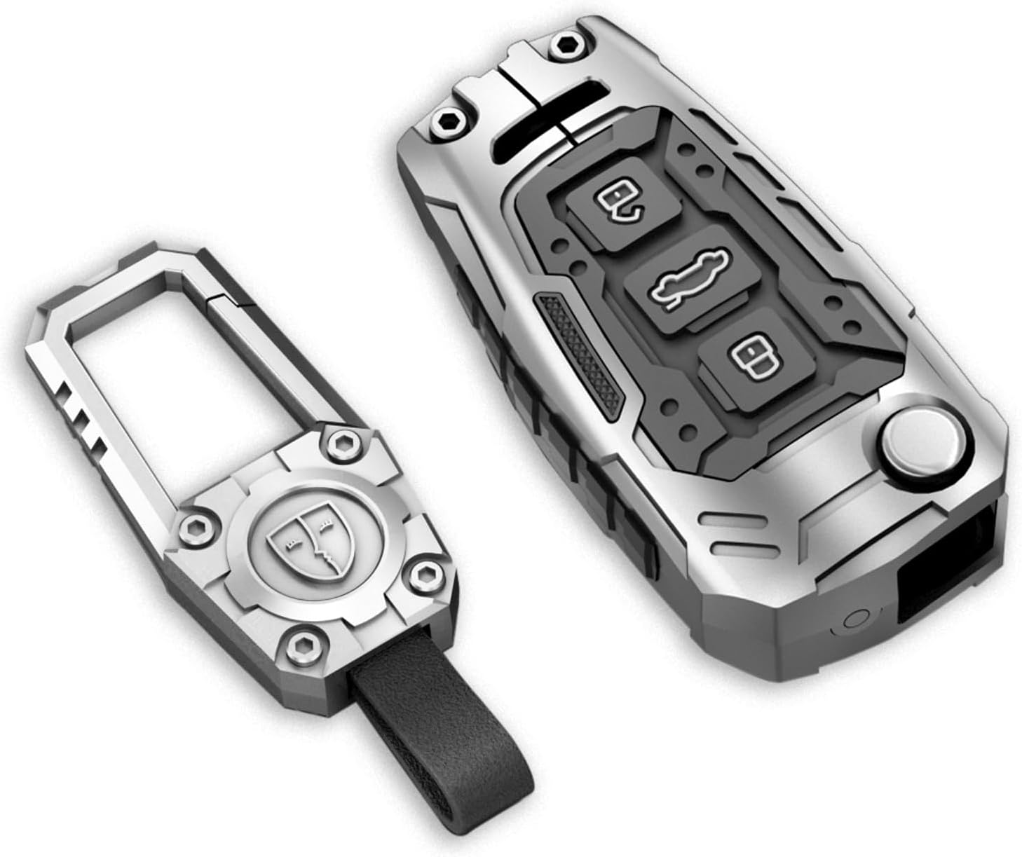 Key Fob Cover For Audi A6,Metal-Mecha