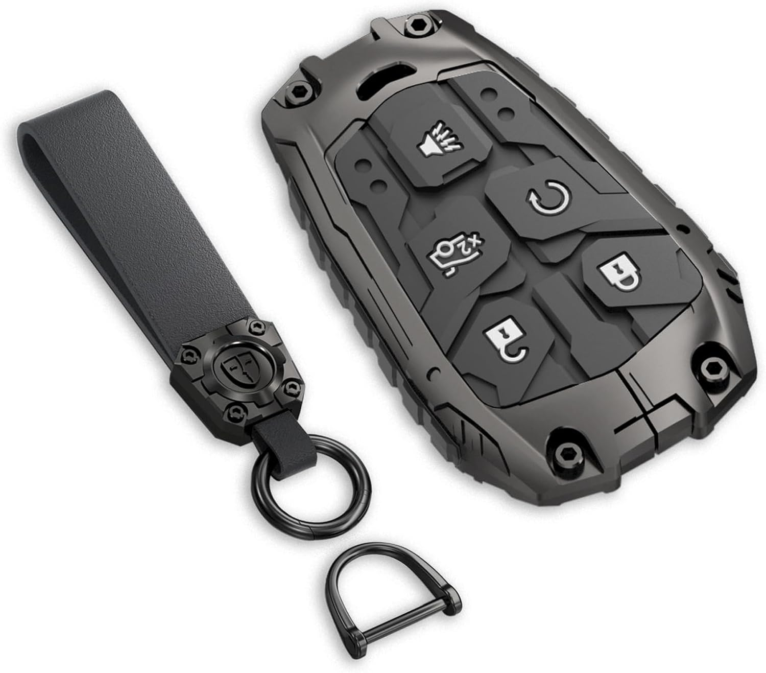 Key Fob Cover For Cadillac,Metal-Mecha