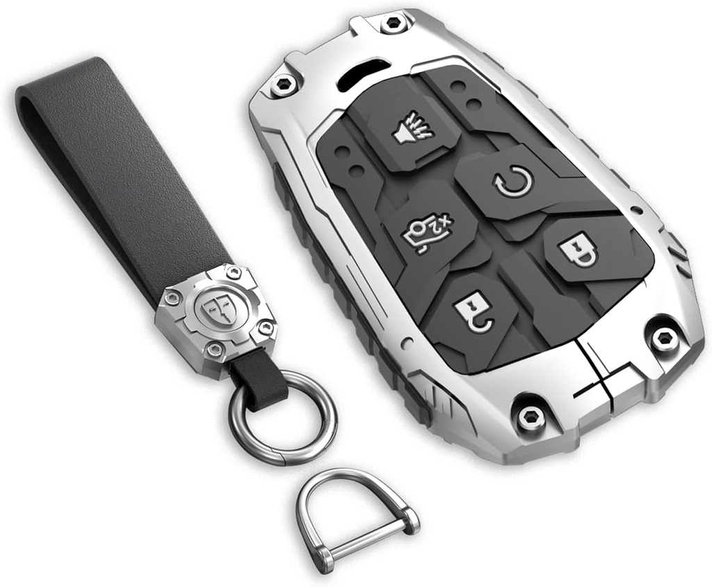 Key Fob Cover For Cadillac,Metal-Mecha