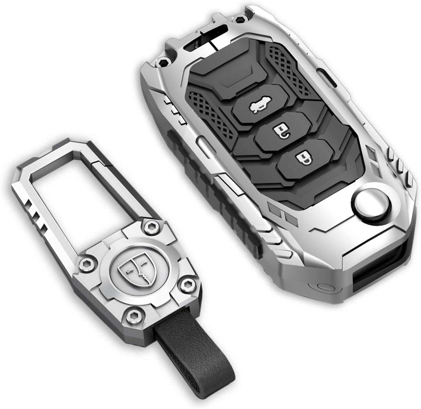 Key Fob Cover For Honda Fit,Metal-Mecha