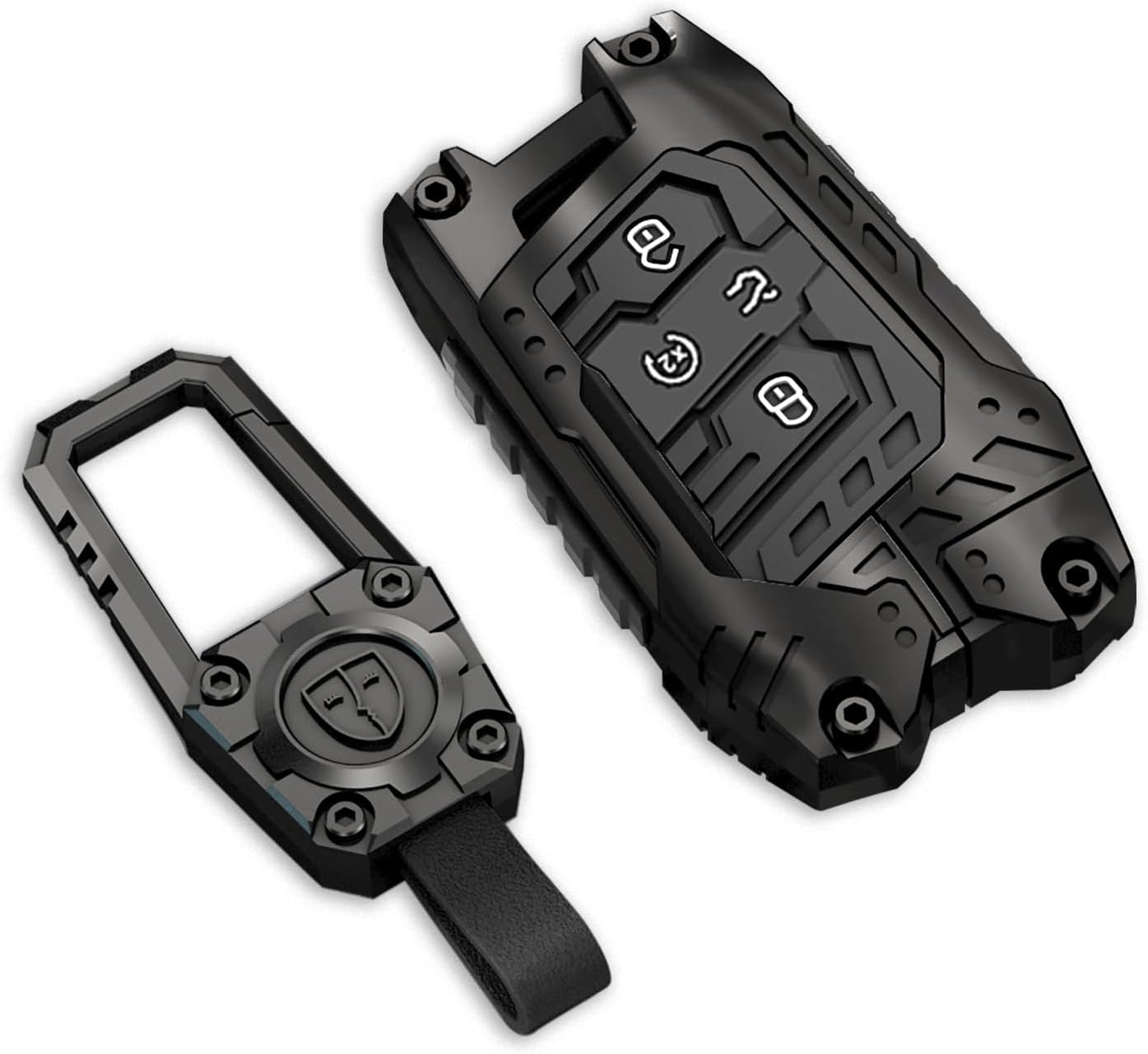 Key Fob Cover For VW Golf,Metal-Mecha