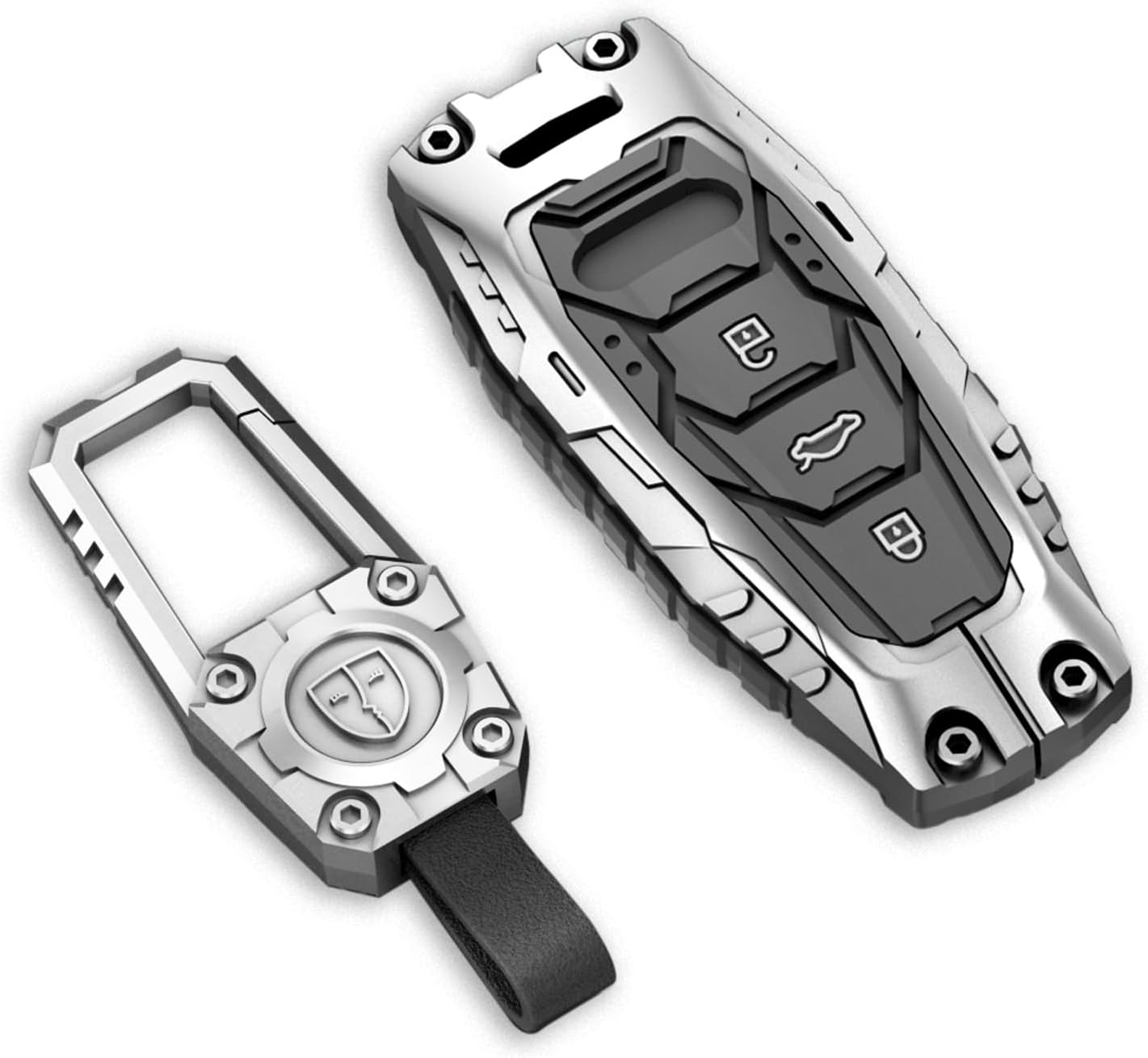 Key Fob Cover For Audi A4,Metal-Mecha