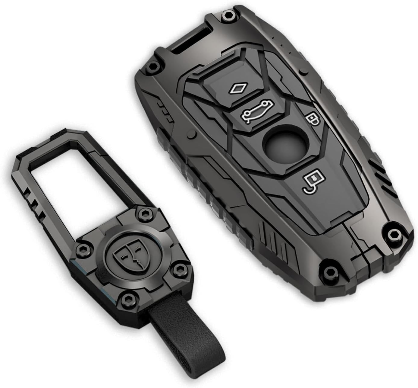 Key Fob Cover For BMW,Metal-Mecha